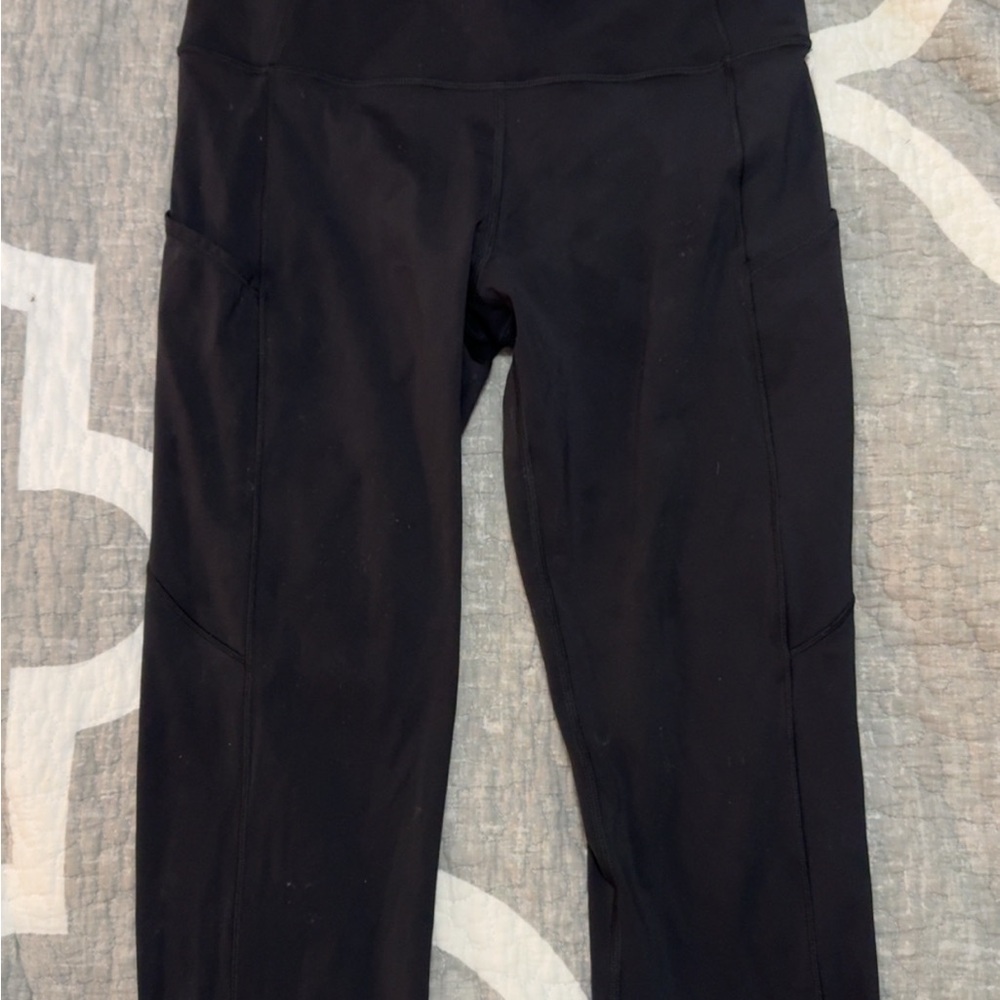 Black Lululemon Leggings size 8